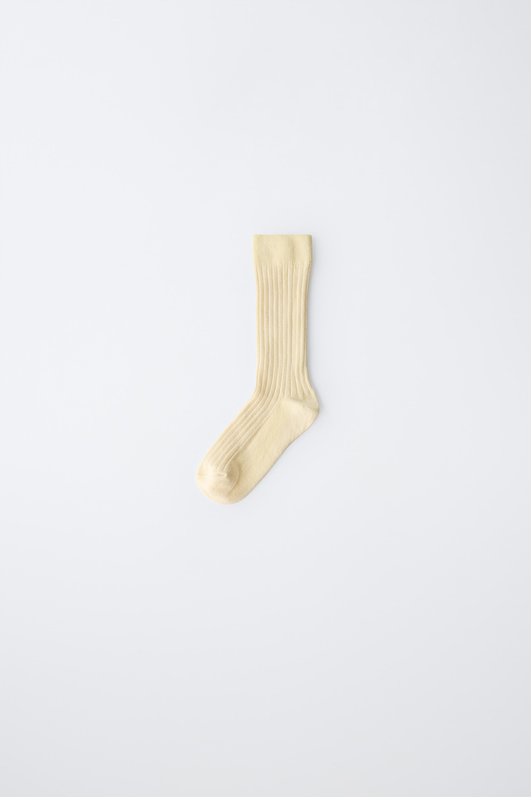 CHAUSSETTES MONTANTES CANNELÉES